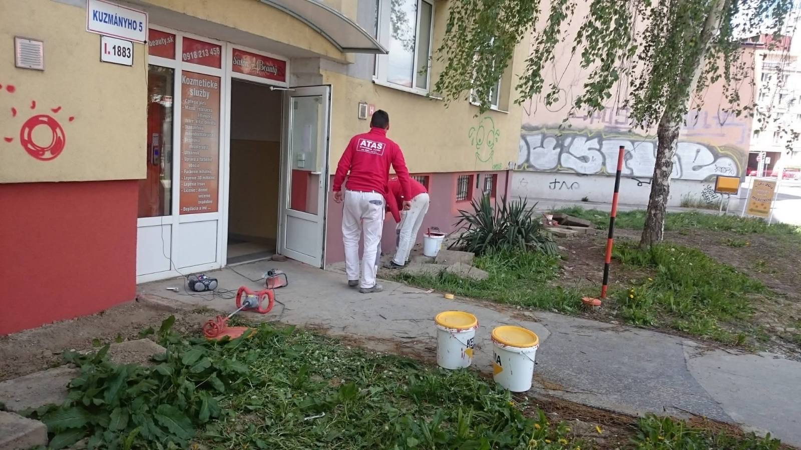 Úpravy vstupu do bytového domu